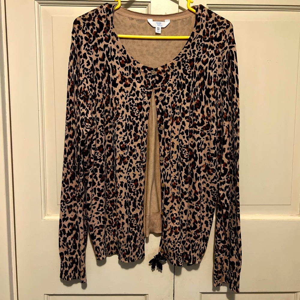 Leopard Print Cardigan
